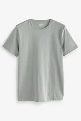Next Essential T-Shirt mit Rundhalsausschnitt Grün/Dunkelgrün/Hellgrün/Grau/Hellgrau/Khaki