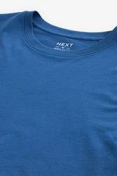 Next Essential T-Shirt mit Rundhalsausschnitt Blau/Dunkelblau/Hellblau