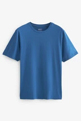 Next Essential T-Shirt mit Rundhalsausschnitt Blau/Dunkelblau/Hellblau