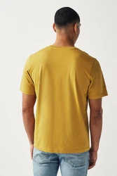 Next Essential T-Shirt mit Rundhalsausschnitt Gelb