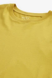 Next Essential T-Shirt mit Rundhalsausschnitt Gelb