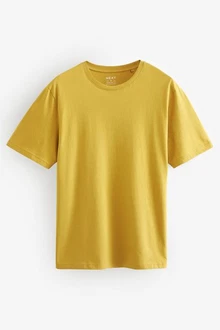Next Essential T-Shirt mit Rundhalsausschnitt Gelb