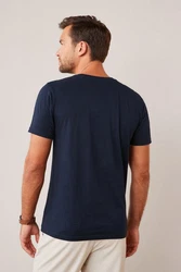 Next Essential T-Shirt mit Rundhalsausschnitt Dunkelblau