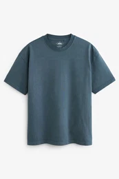 T-Shirt T-Shirt aus schwerem Stoff (1-tlg)