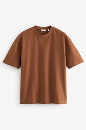 T-Shirt T-Shirt aus schwerem Stoff (1-tlg)