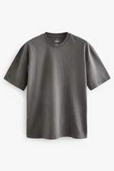 Next T-Shirt aus schwerem Stoff Dunkelgrau/Grau/Hellgrau