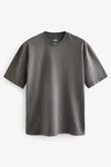 Next T-Shirt aus schwerem Stoff Dunkelgrau/Grau/Hellgrau