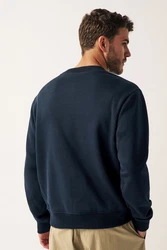 Next Sweatshirt mit Rundhalsausschnitt Dunkelblau/Blau