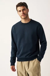 Next Sweatshirt mit Rundhalsausschnitt Dunkelblau/Blau