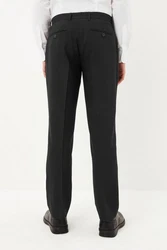 Next Stretch-Hose mit schlichter Vorderseite (1-tlg) Dunkelgrau/Schwarz/Grau/Khaki