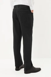 Next Stretch-Hose mit schlichter Vorderseite (1-tlg) Dunkelgrau/Grau/Schwarz