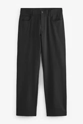 Next Stretch-Hose mit schlichter Vorderseite (1-tlg) Dunkelgrau/Grau/Schwarz