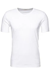 wunderwerk V-Shirt V-neck rib-tee  Weiß/Creme