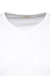 wunderwerk V-Shirt V-neck rib-tee  Weiß/Creme