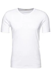 wunderwerk V-Shirt V-neck rib-tee  Weiß/Creme