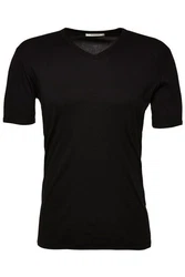wunderwerk V-Shirt V-neck rib-tee  Schwarz