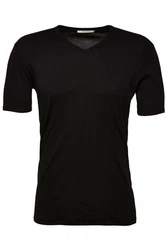 wunderwerk V-Shirt V-neck rib-tee  Schwarz