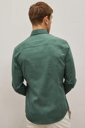 Next Businesshemd Slim Fit Button-down-Oxfordhemd Grün/Dunkelgrün/Türkis