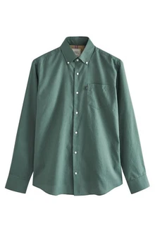 Next Businesshemd Slim Fit Button-down-Oxfordhemd Grün/Dunkelgrün/Türkis Next Businesshemd Slim Fit Button-down-Oxfordhemd Grün/Dunkelgrün/Türkis