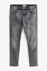 Next Essential Jeans Skinny Fit Hellgrau/Dunkelgrau/Grau