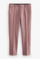 Next Anzughose Skinny-Fit Rosa/Lila