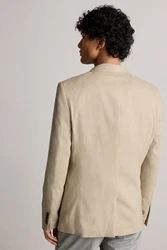Next Leinensakko Blazer (1-tlg) Khaki/Beige/Braun