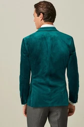 Next Sakko Slim Fit Blazer Dunkelgrün/Türkis/Grün