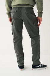 Next Cargohose Khaki/Dunkelgrün