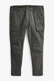 Cargohose Cargo-Hose aus Baumwollstretch -Slim (1-tlg)