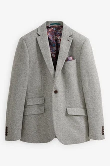 Next Sakko Nova Fides Slim Fit Wool Blazer