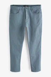 Next Slim Fit Stretch Jeans Grau/Blau/Hellblau