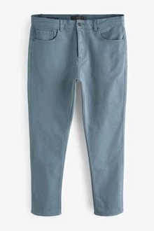 Next Slim Fit Stretch Jeans Grau/Blau/Hellblau