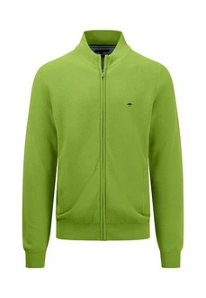 Fynch-Hatton Strickjacke Cardigan-Zip Grün/Neonfarben