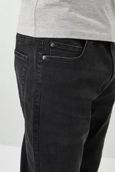 Next Straight-Jeans Essential Stretch-Jeans im Straight Fit Dunkelgrau/Schwarz/Grau/Khaki