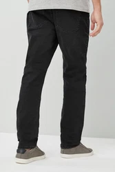 Next Straight-Jeans Essential Stretch-Jeans im Straight Fit Dunkelgrau/Schwarz/Grau/Khaki