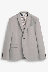Next Baukastensakko Motion Flex Stretch Slim Fit Anzugsakko Grau/Beige/Khaki/Braun