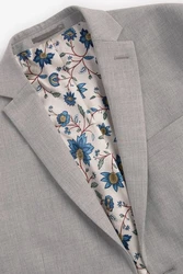 Next Baukastensakko Motion Flex Stretch Slim Fit Anzugsakko Grau/Beige/Khaki/Braun