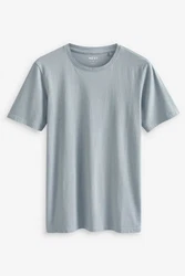 Next Slim Fit Rundhals-T-Shirt Blau/Hellblau/Grau