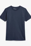 Next Slim Fit Rundhals-T-Shirt Dunkelblau/Blau Next Slim Fit Rundhals-T-Shirt Dunkelblau/Blau