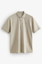 Next Bandeau-Bikini-Top Piqu-Poloshirt Khaki/Beige/Braun