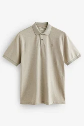 Next Bandeau-Bikini-Top Piqu-Poloshirt Khaki/Beige/Braun