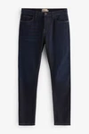 Next Slim Fit Stretch-Jeans im Vintage-Look Dunkelblau