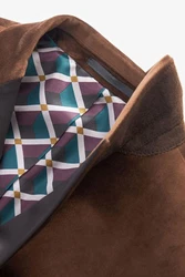 Next Sakko Zweireihiger Blazer Braun/Dunkelbraun