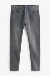 Next Skinny Fit Motion Flex Jeans Hellgrau/Dunkelgrau/Grau