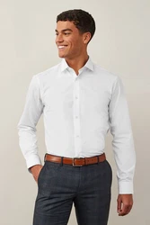 Next Langarmhemd Pflegeleichtes Slim-Fit Hemd 