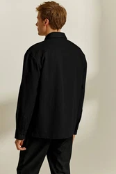 Next Outdoorhemd Hemdjacke mit zwei Taschen Schwarz