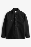 Next Outdoorhemd Hemdjacke mit zwei Taschen Schwarz