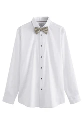 Next Formelles Slim Fit Hemd mit Fliege im Set (2-tlg) 