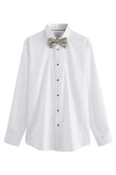 Next Formelles Slim Fit Hemd mit Fliege im Set (2-tlg) 