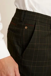 Next Anzughose Anzug Slim Fit Dunkelgrün/Grün/Bordeaux/Khaki